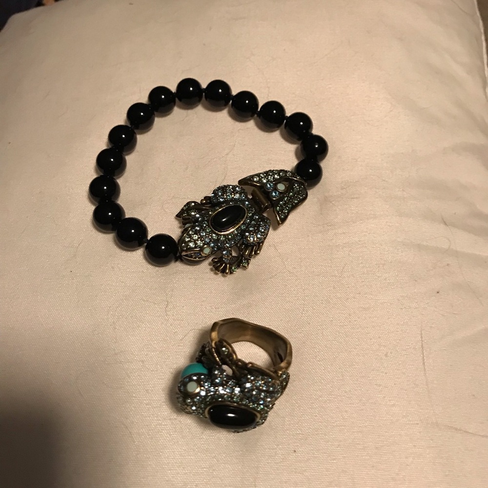 Heidi Daus Bracelet & Ring Frog. - Picture 6 of 6